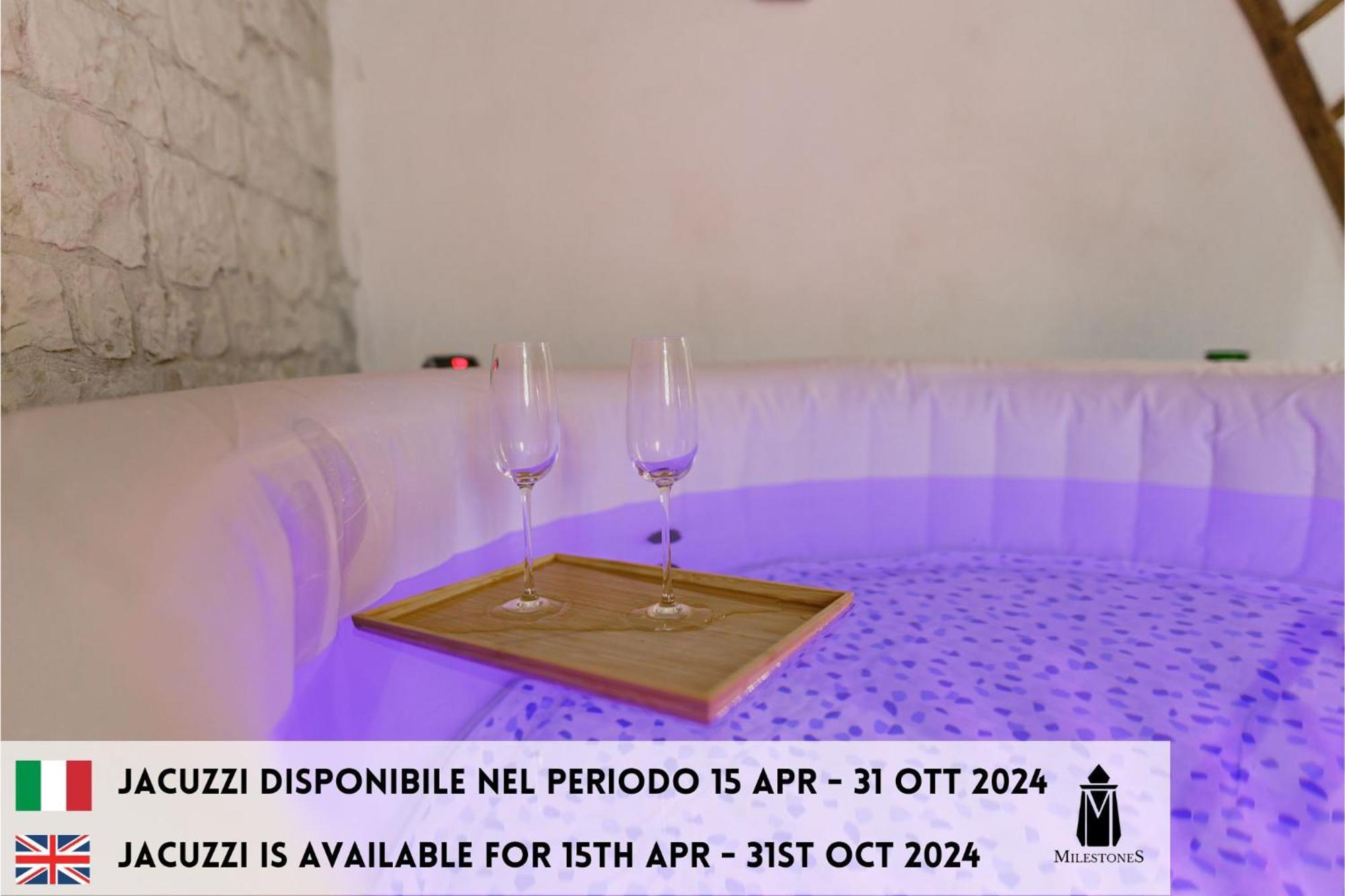 Milestones Modern Suite Trullo Jacuzzi Spa & Relax อัลเบโรเบลโล ภายนอก รูปภาพ