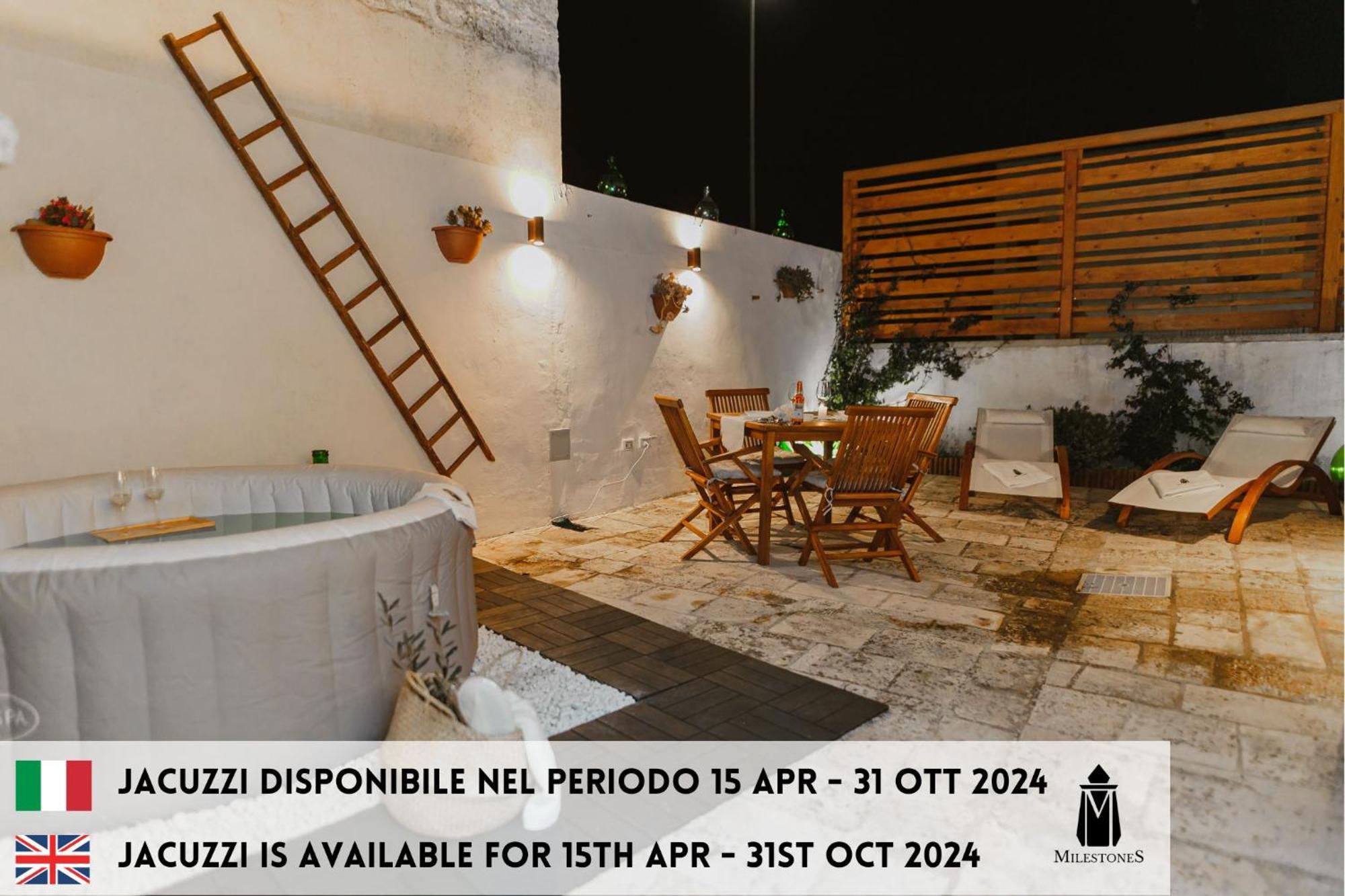 Milestones Modern Suite Trullo Jacuzzi Spa & Relax อัลเบโรเบลโล ภายนอก รูปภาพ