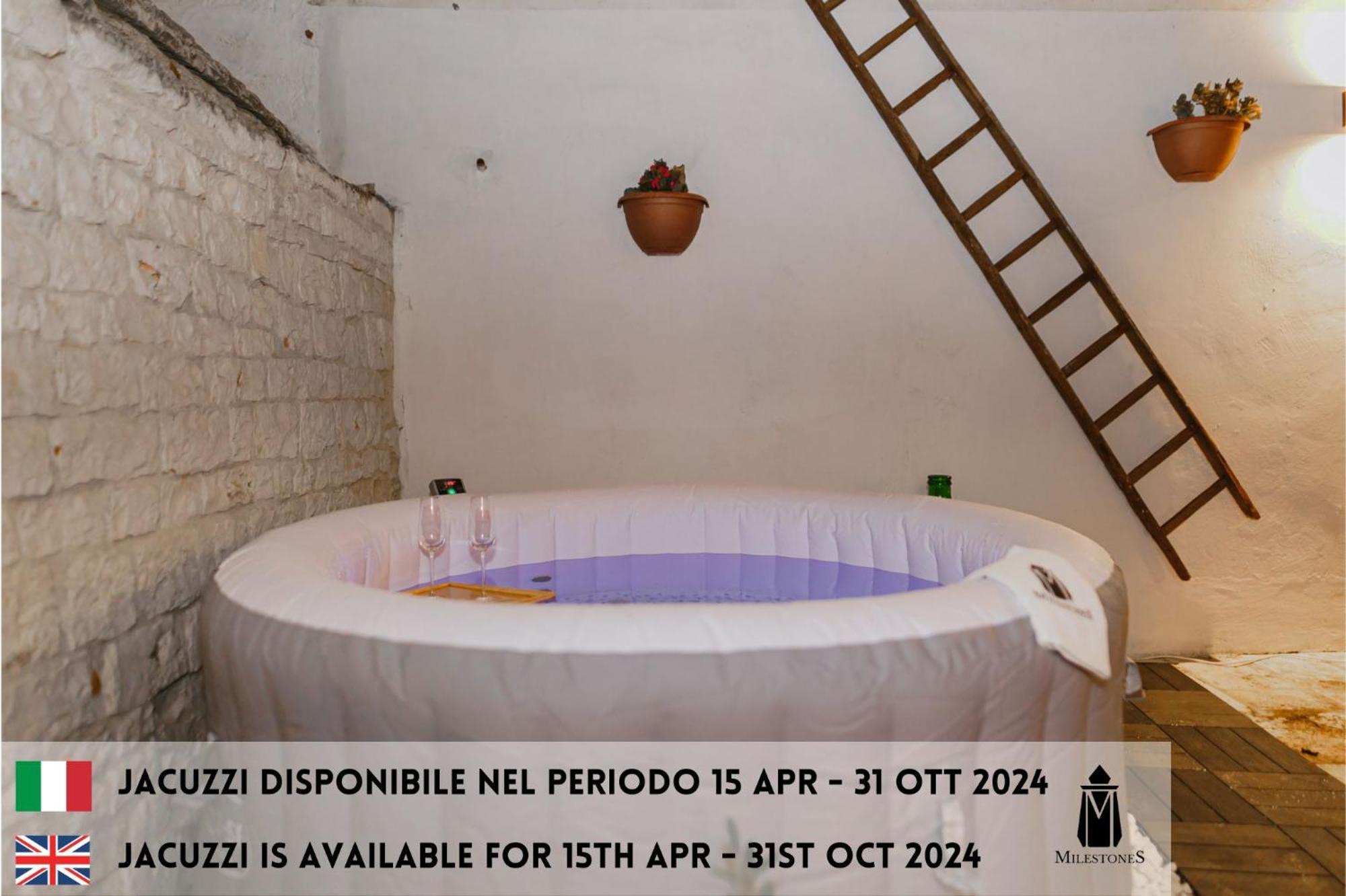 Milestones Modern Suite Trullo Jacuzzi Spa & Relax อัลเบโรเบลโล ภายนอก รูปภาพ