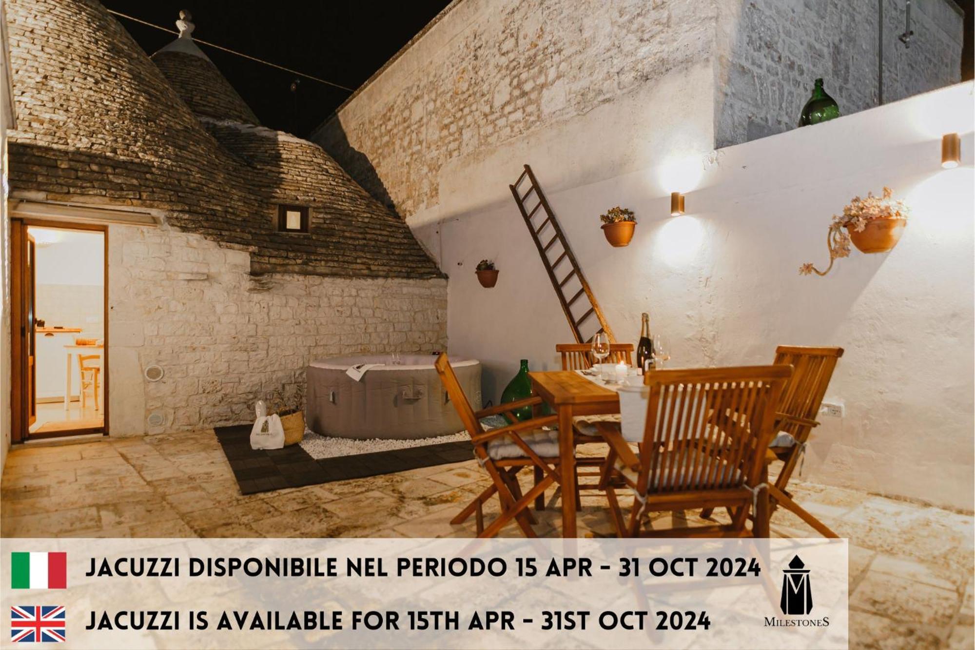 Milestones Modern Suite Trullo Jacuzzi Spa & Relax อัลเบโรเบลโล ภายนอก รูปภาพ